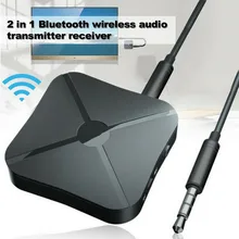 

Wireless Bluetooth Audio Transmitter Receiver 2 In1 HIFI Music/Adapter AUX Operation Range Up To 10m / 33ft Li-Polymer (200mAh)