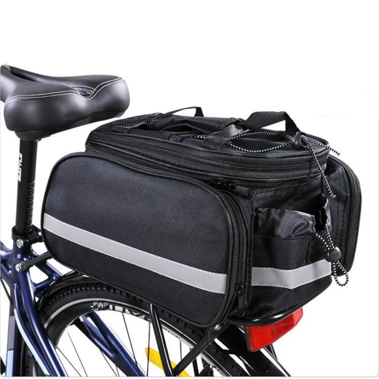 Bicycle Carrier Bag Bike Rack Pannier Trunk Basket Back Seat Shelf Pouch Cycling Luggage Shoulder Handbag Bike Rear Bag Parts