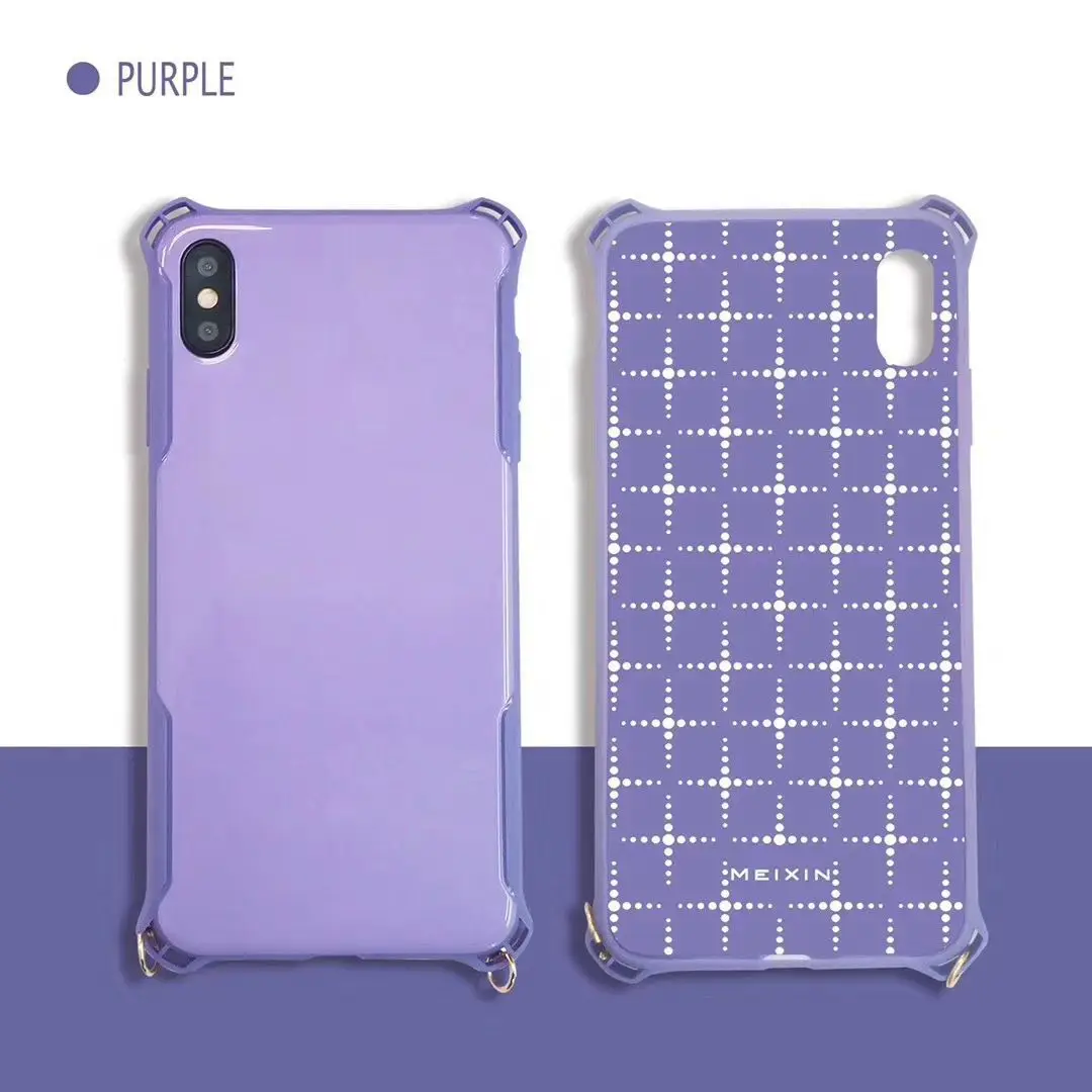 Для samsung S10 S10 Plus S9 S9 Plus цветной ТПУ чехол сo шнуром через плечо Регулируемый Чехол