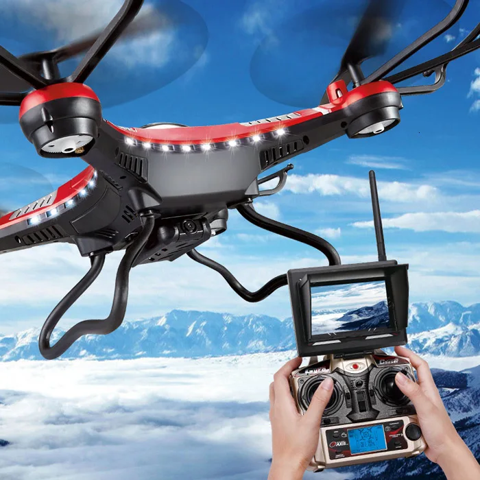 JJRC H8D 2,4 ГГц 5,8G FPV RC Квадрокоптер Дрон с камерой 2 МП FPV монитор дисплей RTF RC вертолет Безголовый режим возврат одной кнопкой