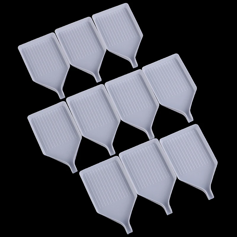 10pcs/set diy Diamond Tray Drill Plate Painting Accessories Square Shape 5D Cross Stitch Embroidery Tools Must diamond painting accessories diamond painting accessory box