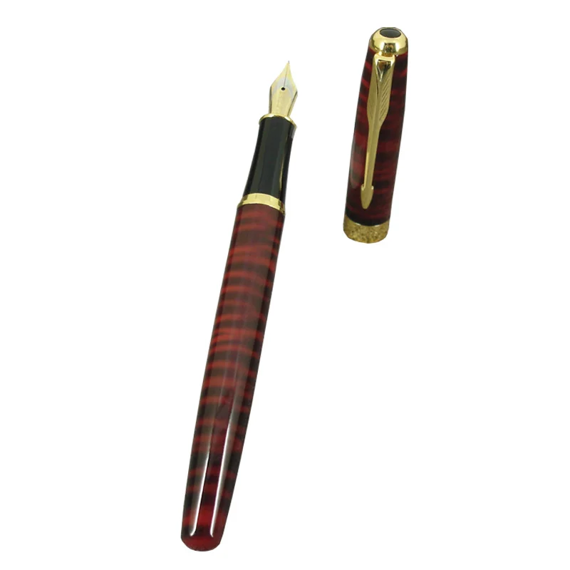 

ACMECN Fountain Pen in 3 Colors Office Business Writing Liquid ink Pen Classic Brand Style Gold Trim Fountain Pens Nib 0.5mm