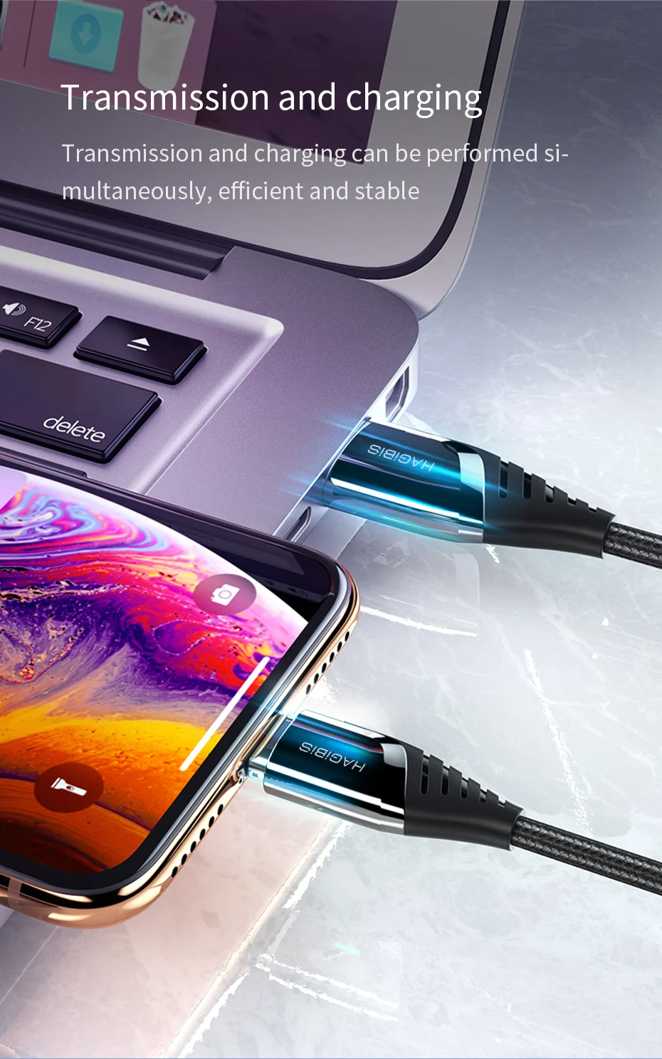 Magnetic Cable Fast Charging USB HAGIBIS
