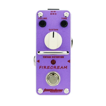 

AROMA FIRECREAM Vintage Distortion Pedal Guitar Effect Processsor Electric Guitar Effects Accessories True Bypass Full Metal