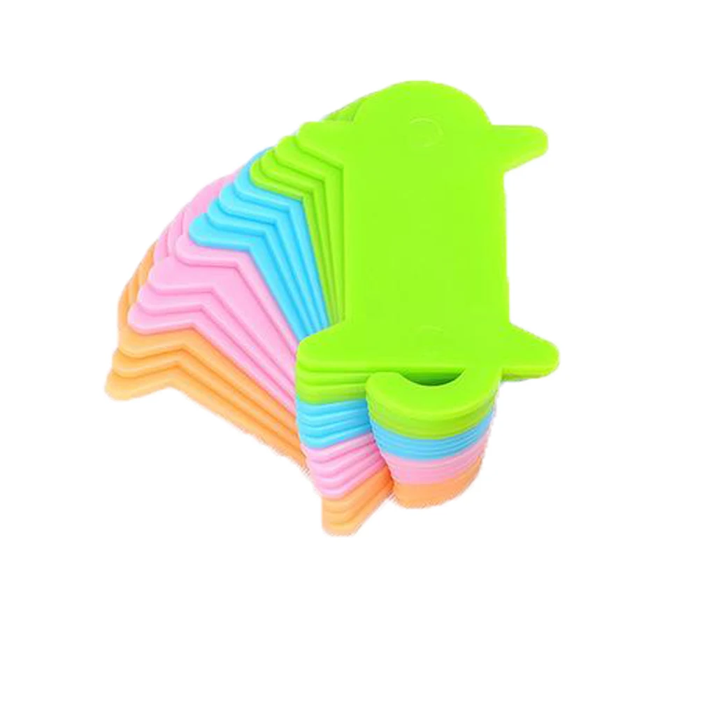 10Pcs/pack Plastic Colorful Floss Bobbins for Cross Stitch Embroidery Cotton Thread Craft DIY Sewing Storage
