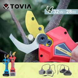 TOVIA GPS52 – sécateur électrique à batterie Rechargeable 21V, 16.8v, ciseaux de jardin puissants pour couper les arbres 