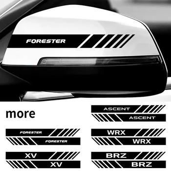 

Car Reflective Sticker 2PCS Rearview Mirror Side Trim Decal for Subaru Forester XV Outback Ascent Legacy Impreza WRX STI BRZ WRC