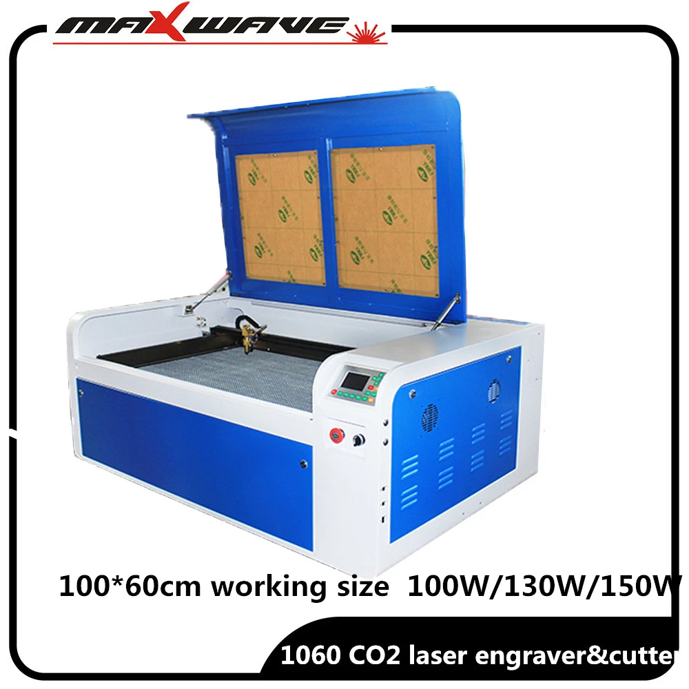 Maxwave 100 Вт co2 лазер 9060 6090 Лазерная гравировальная маркировочная машина 220 В/110 В станок для лазерной резки с ЧПУ