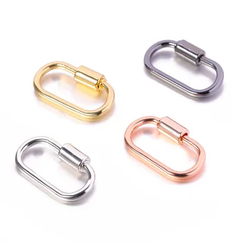 

10pcs/bag Camping Link Titanium Alloy Carabiner Keychain Hanging Lock Buckle Hooks