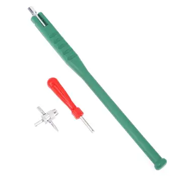 

Car Tire Valve Repair Set Tire Valve Core Removal Tool Tire Valve Stem Puller 4-way Tool Set Car Stying Car Repair Tools New