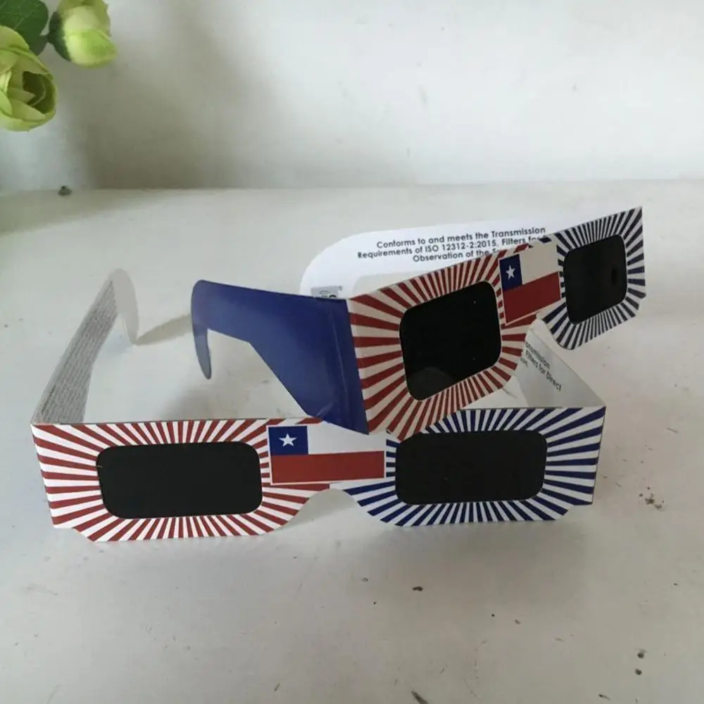 Solar Eclipse Glasses Total Solar Eclipse Glasses Paper Solar Eclipse Glasses for Viewing Frame Protect Your Eyes From