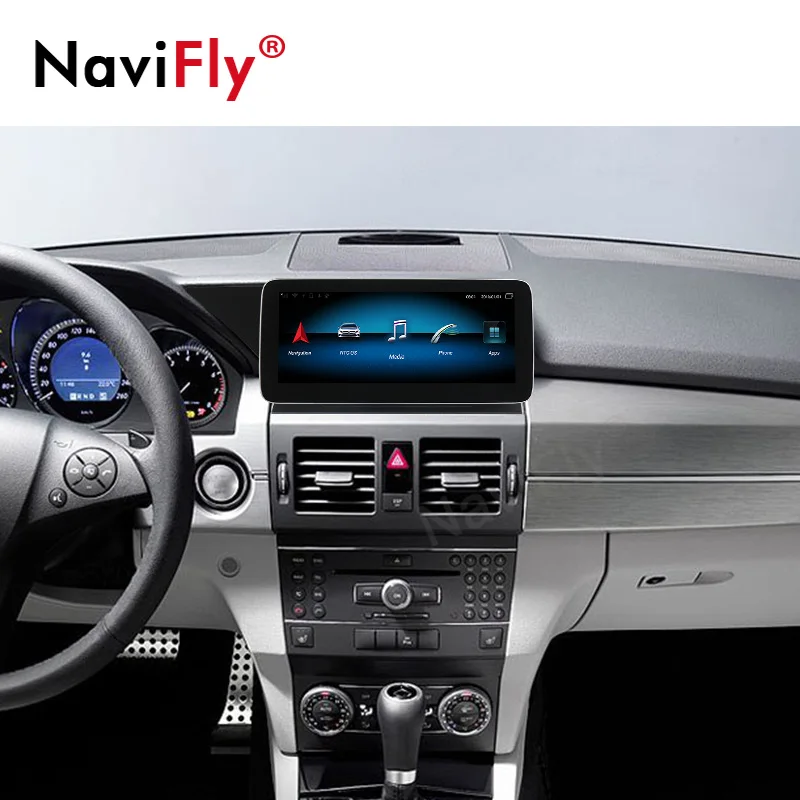 IPS 8Core Android 10 автомобильный dvd мультимедийный плеер GPS навигатор для Mercedes Benz GLK Class