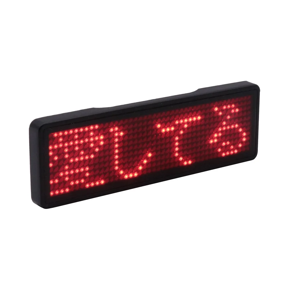 LED display with running text 