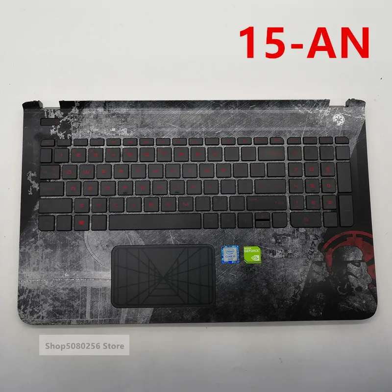 (95% Новый) для hp 15-это 15-AN005TX 15-AK002TX Star Wars Special Edition Ноутбук Упор рук клавиатура
