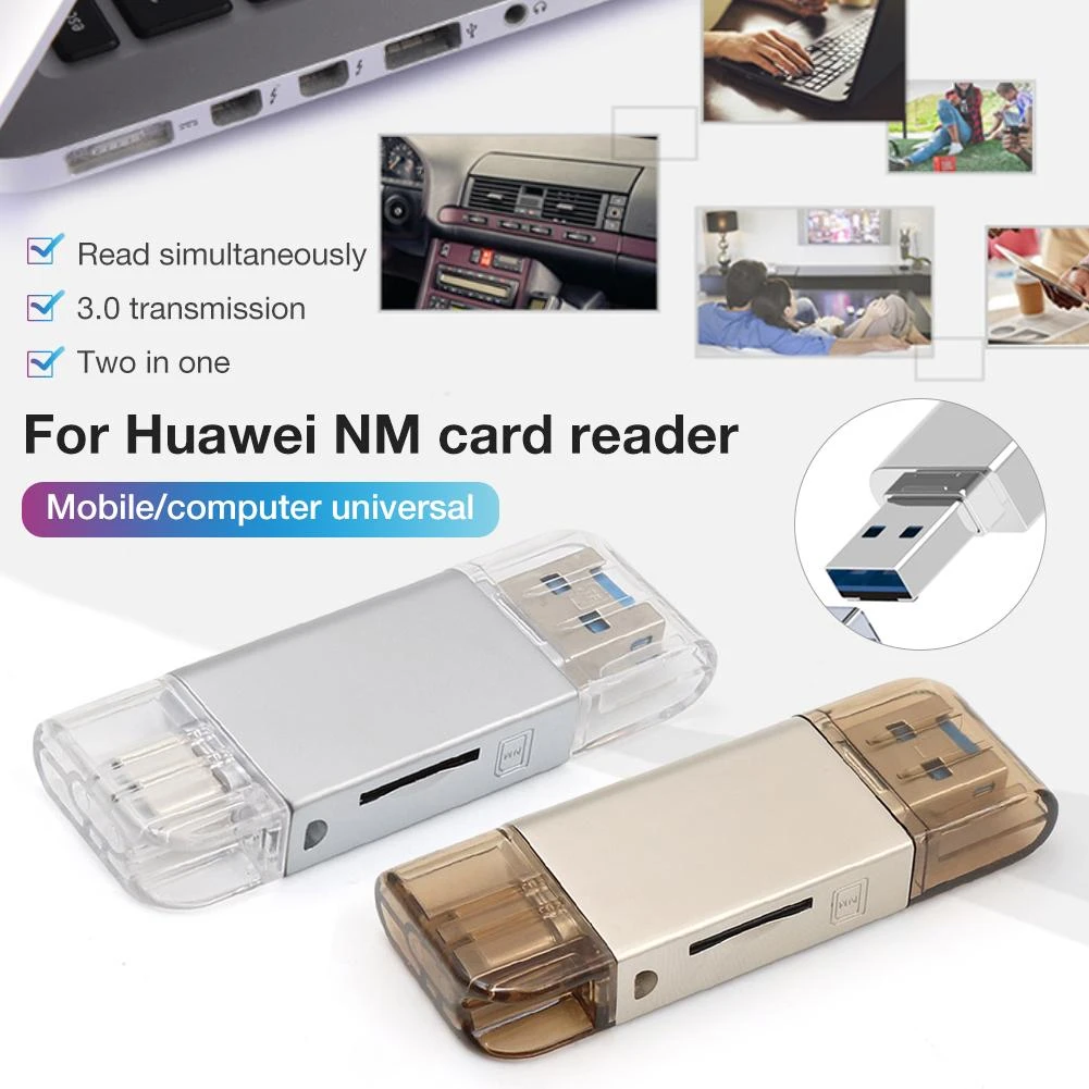 Huawei 社 Nm カードリーダータイプ C マイクロ Sd Usb カードリーダー 2 1 で Usb3 0 のため携帯 Pc 使用ナノメモリーカード読込み Type C Adapter Aliexpress