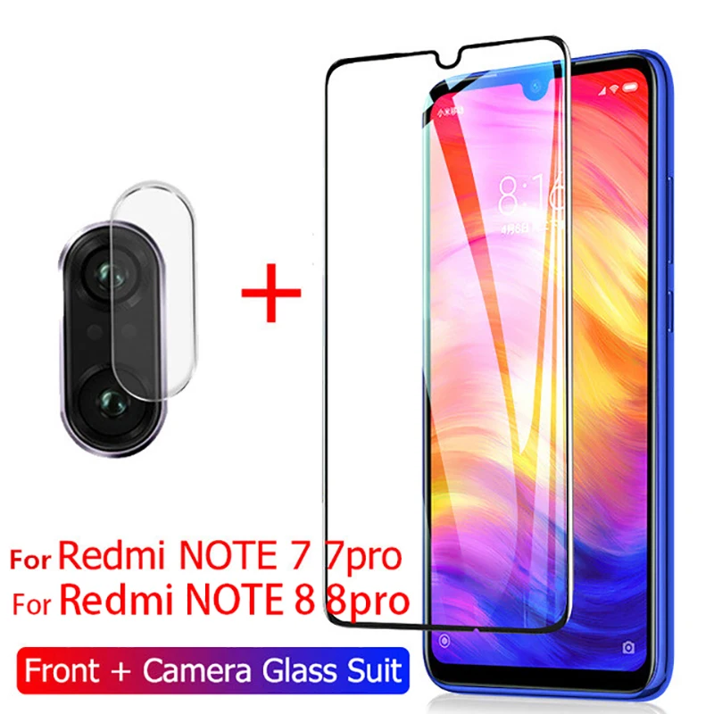 Защитное стекло 2 в 1 redme note 7 для камеры xiaomi redmi 8 t pro note7 note8 note8t защитная