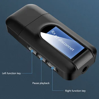 

Bluetooth 5.0 Audio Transmitter Receiver Mini 3.5mm USB Music Stereo Bluetooth Dongle Wireless Adapter For TV PC Headphones 2020