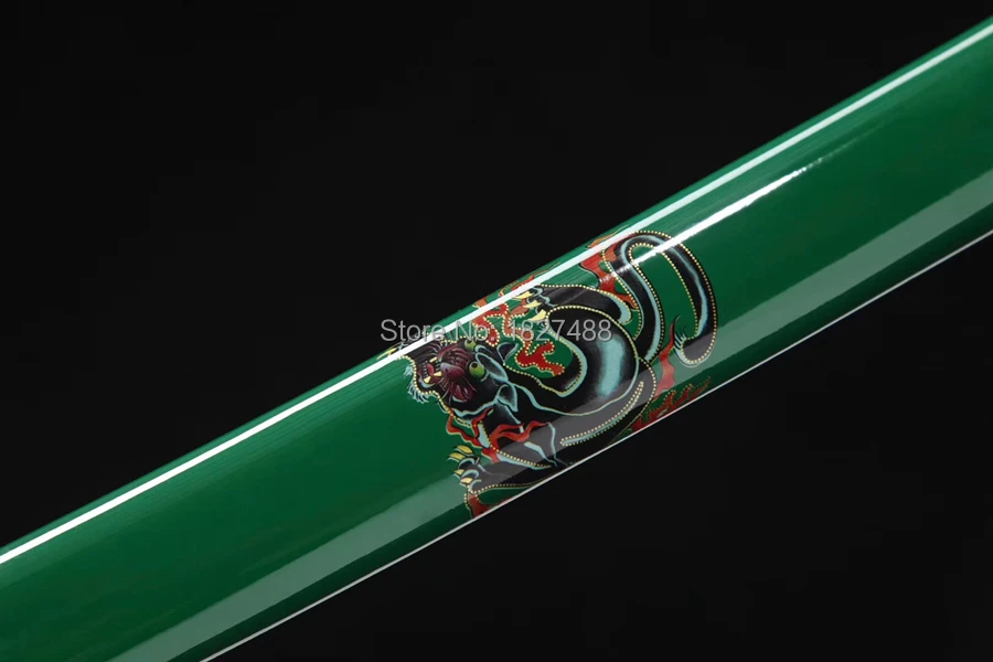 Handmade Japanese Samurai Dao Sword Katana Full Tang Blue Damascus Steel Blade Sharp Asia Knife Saber