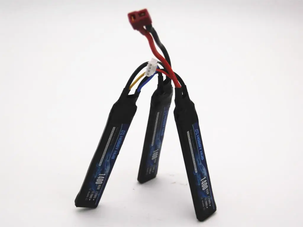 Hobby Hub 1400mAh 11,1 V 30C 3S Lipo батарея Tamiya водный Воздушный пистолет электрический RC Запчасти мощный Акку для страйкбола пистолет игрушечный аккумулятор