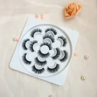 Mix faux lashes Искусственные ресницы, 7 пар, шелковые ресницы, дешевые ресницы - Цвет: Mix faux lashes