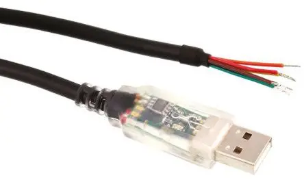 Usb para Rs485 ou com Fio Ftdi Cabo Serial m Chip Fio Final Aberto Usb-rs485-we-1800-bt 1.8 - Image 3