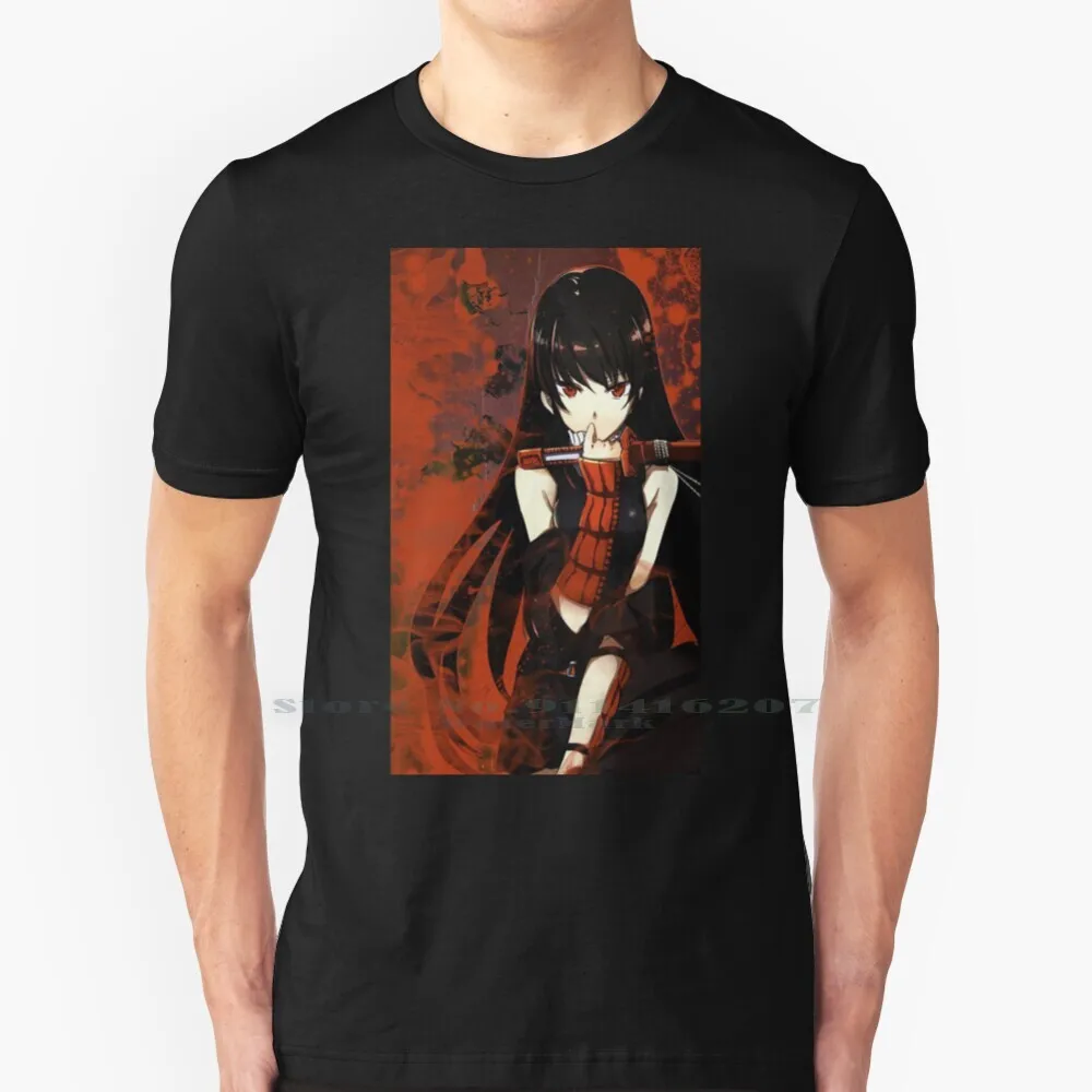 Maglietta Akame 100% Puro Cotone Akame Akame Ga Kill Anime Manga Tatsumi Night Raid Raid Akame Ga Kill Leone Waifu Anime Akame Ga