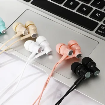 

Macaron Fashion Wired Earphones for Universal Wire Control Earphones for Android Huawei Vivo Smartphones