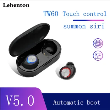 

Wireless Earphones Bluetooth Headphones TW60 TWS HIFI Headphones Mini Earphone Sports Running Headset Support iOS/Android Phones