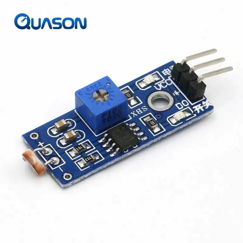 Module de capteur photosensible de détection de lumière de résistance sensible optique de LM393 4pin pour le Kit de bricolage d'arduino ► Photo 2/6