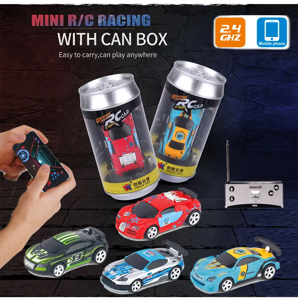 mini coche rc lata