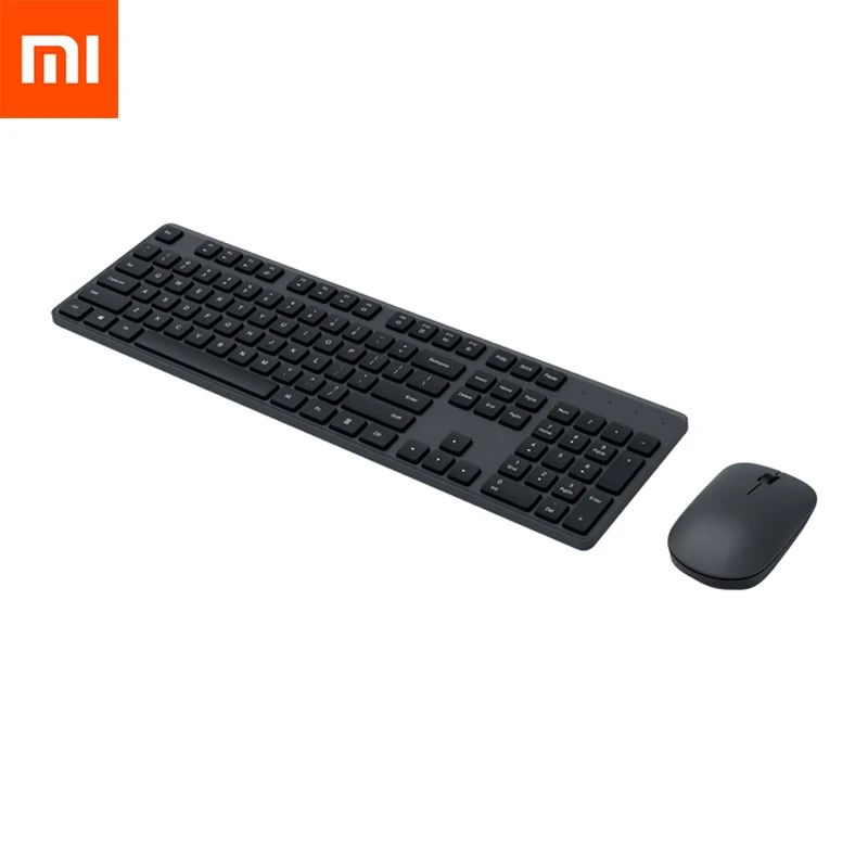 touch keyboard for pc Original Xiaomi Wireless Keyboard & Mouse Set 104 keys Keyboard 2.4 GHz USB Receiver Mouse for PC Windows 10 standard computer keyboard