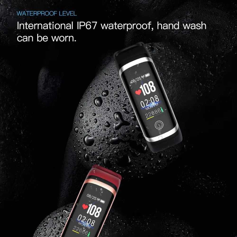 ShuoboZD M4 mart браслет IP68 Водонепроницаемые Смарт часы кровяное давление монитор сердечного ритма калорий шагомер информация напоминание