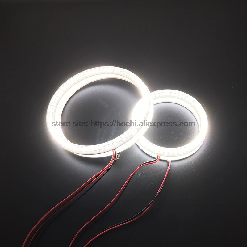 HochiTech ультра яркий SMD белый светодиодный angel eyes halo Кольцо Комплект дневного света для Volvo XC60 S60 2009-2013 с проектором