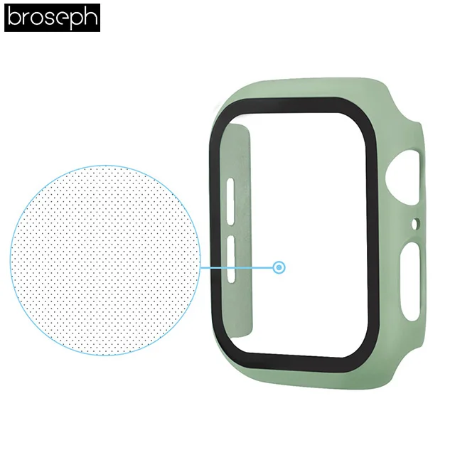 Mint Защитная пленка 3D Sreen для Apple Watch 4 полосы 44 мм 40 мм корпус из поликарбоната чехол для iwatch серии 3 2 1 38 мм 42 мм - Цвет: Mint