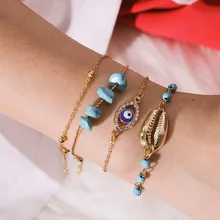 Minimalist Multi-layered Bracelet for Women Simple Shell Eye-shape Wild Bracelet Simple Metal Multi-layered Geometric Bracelet Minimalist Multi-layered Bracelet for Women Simple Shell Eye-shape Wild Bracelet Simple Metal Multi-layered Geometric Bracelet