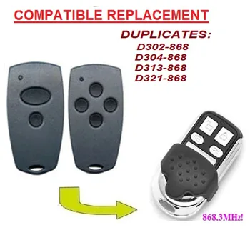 

Remote for D302-868,D304-868 duplicator fixed code garage door remote 868mhz.