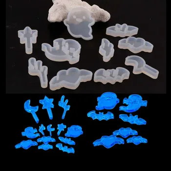 

1PC Silicone Angel Demon Elf Mold Handmade Decoration Jewelry Craft Circle Design Resin Casting Mold Making Tools Equipments