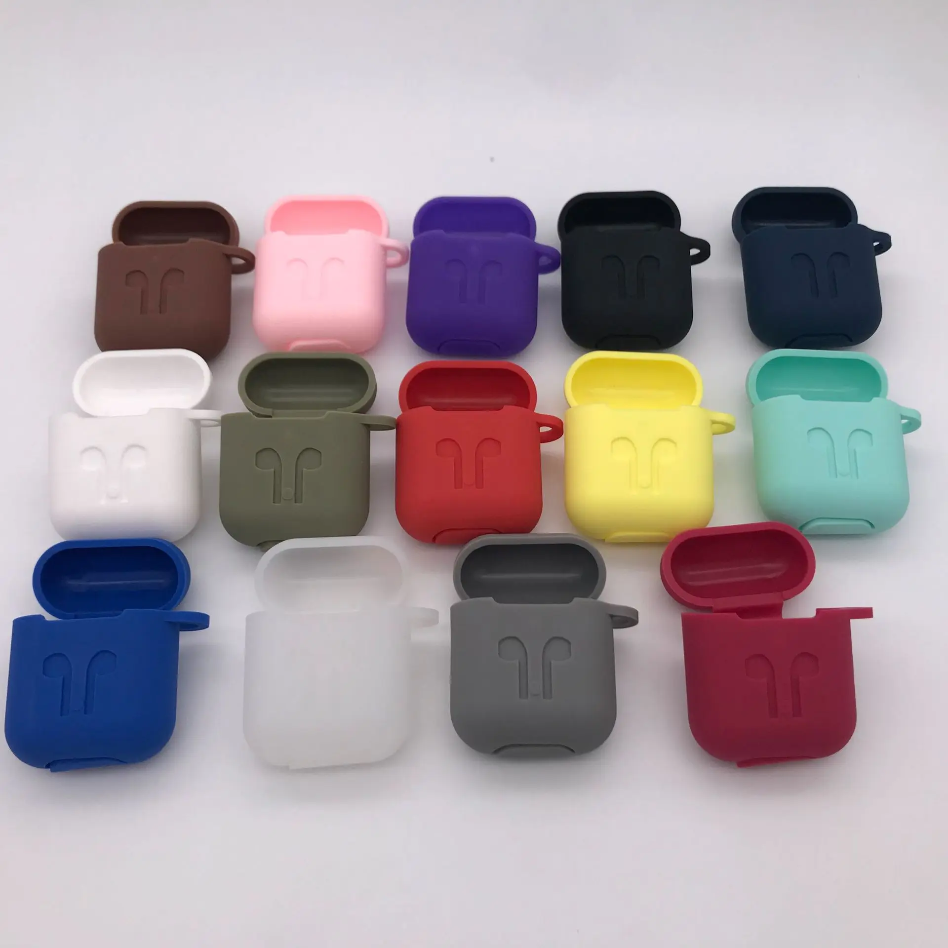90 шт Защитный силиконовый чехол для apple airpods air pods 2 Чехлы TPU tok husa kryt carcasas|Аксессуары