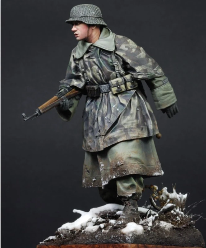 1/16 шкала resin смола фигурка Infantryman(база не входит в комплект) Коллекционная фигурка