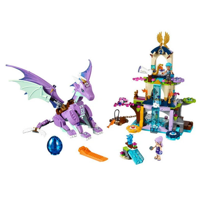 

Bela Elves 10549 The Dragon Sanctuary Building Bricks Blocks DIY Educational Toys Compatible with Legoinglys 41178 Friends