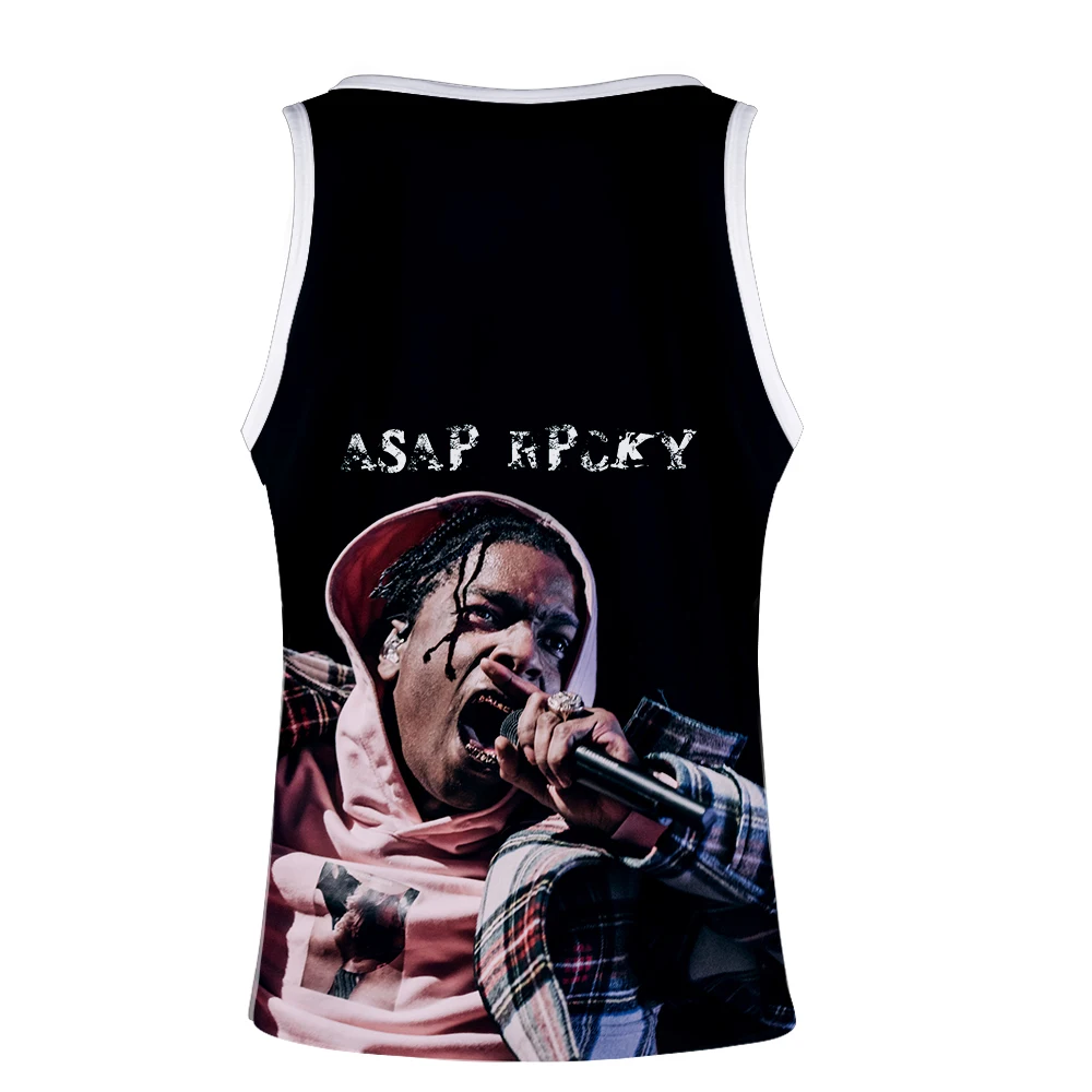 ASAP ROCKY Together майки повседневные с принтом каваи без рукавов Женская одежда горячая Распродажа Kpops плюс размер 4XL