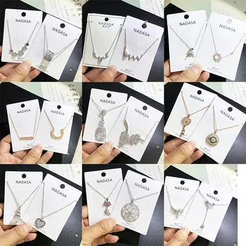 

20 Pcs/lot fashion classical mix random color women alloy necklace lot jewelry wholesale 200801-102