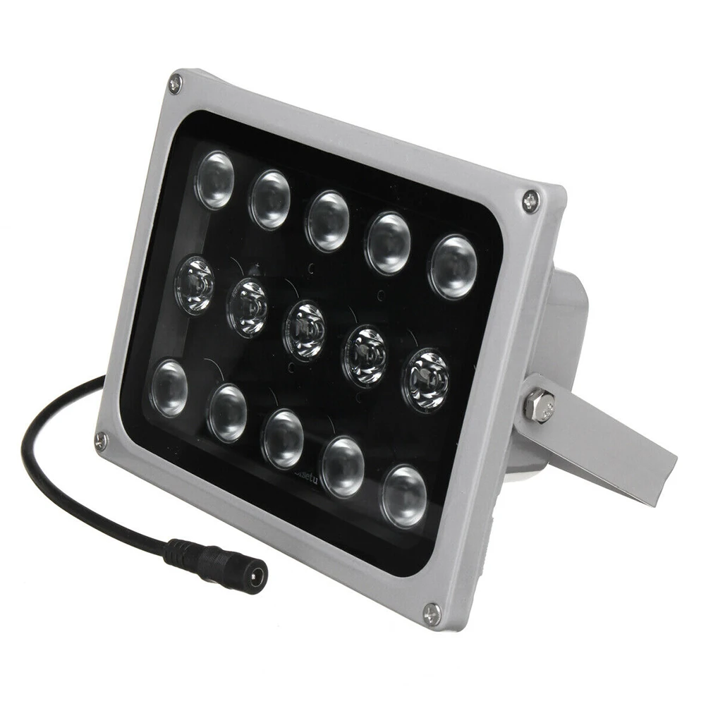 

Street 15 LEDs DC 12V Surveillance Security Parking Lot Night Vision Long Range For CCTV Camera Fill Light Infrared