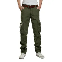 Мужские брюки толстые теплые брюки Карго повседневные флисовые брюки с карманами размера плюс 28-42 Модные свободные мешковатые рабочие мужские QQ146