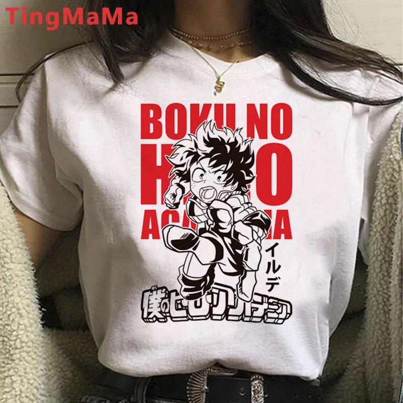 My Hero Academia T Shirt Women Kawaii Cartoon Himiko Toga Graphic Tees Funny Anime Boku No Hero Academia T-shirt Unisex Female oversized t shirt women Tees