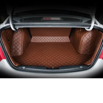 

fiber leather car trunk mat cargo liner for kia k5 optima 2019 styling accessories rug carpet boot