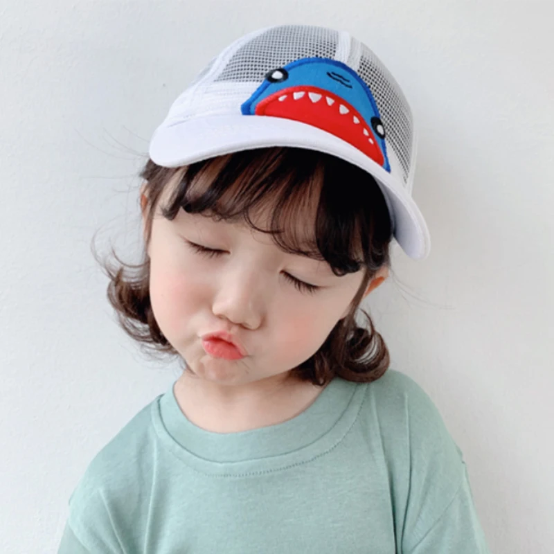Dinosaur Infant Visor Caps for Boys Girls Summer Kid Hat Summer Baby Baseball Hat