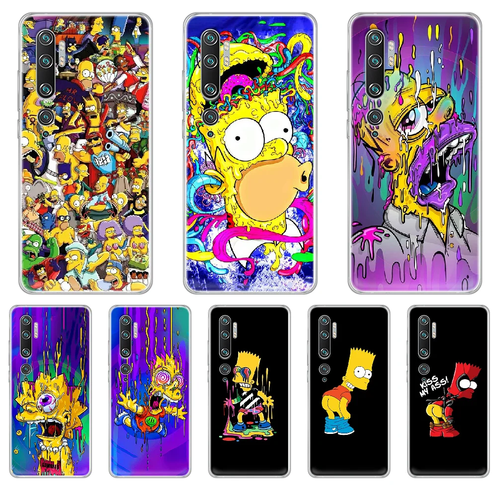Homer J.Simpson чехол для телефона Корпус XIAOMI MI 3 4 5 5X 8 9 10 se max pro a2 9T note lite прозрачный