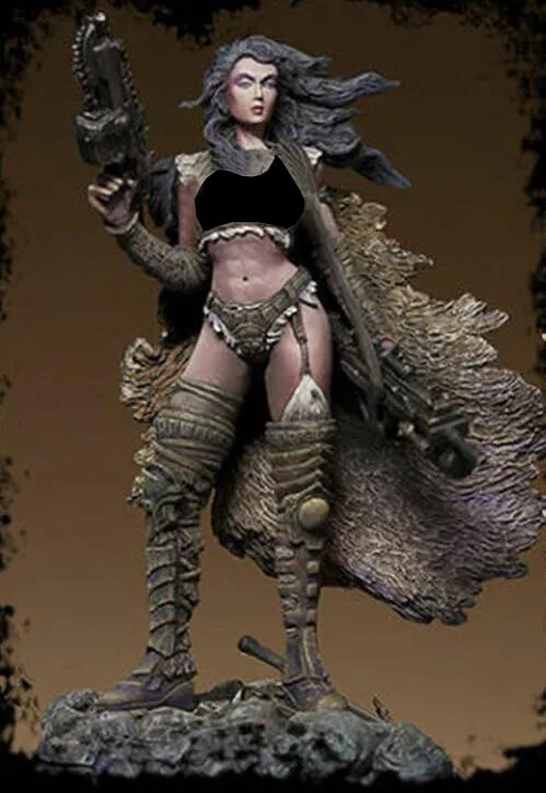 1/22 Female Warrior 80mm Resin Figure Building Kit | Игрушки и хобби