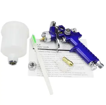 

Mini Spray Gun 0.8mm Gravity Feeding Spray Gun Touch Up Paint Sprayer with Central Cup